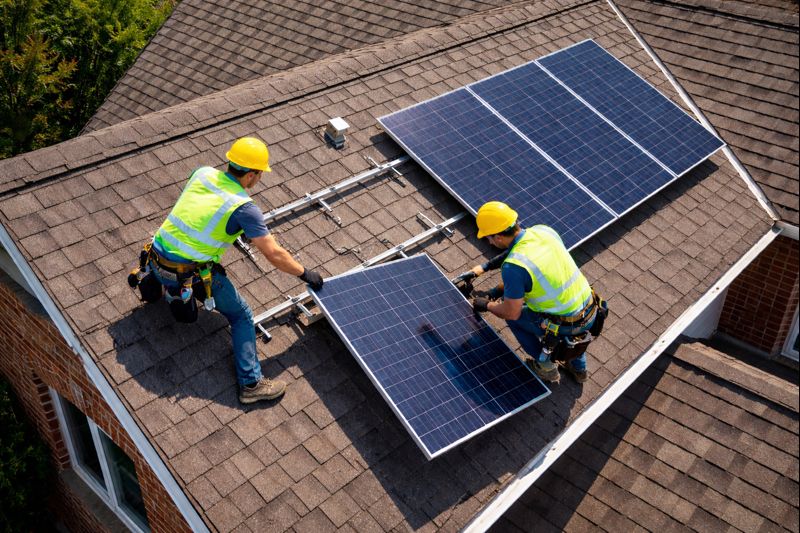 Solar Panel Reset – Removal and Reinstallation on Shingle Roof