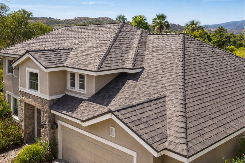Owens Corning Duration Cool Roof composition shingles installed on a residential home in the Inland Empire, Southern California